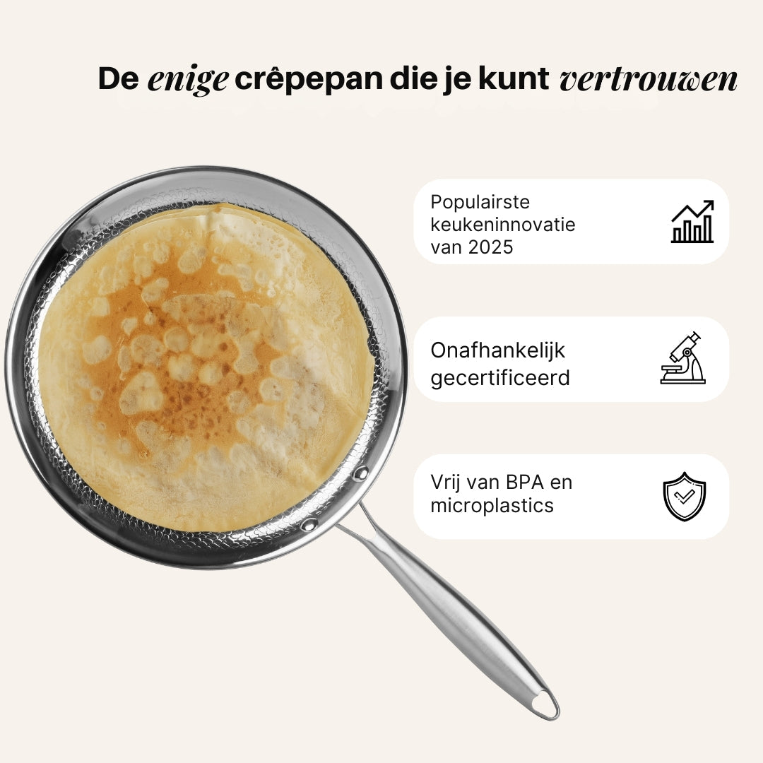 Titanium Hammered Crepe Pan Pro