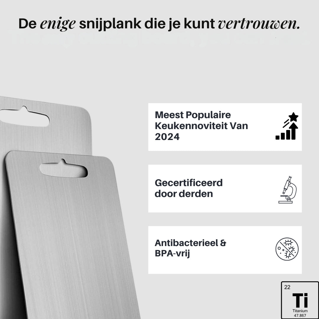 The Pure Titanium Chopping Board Set