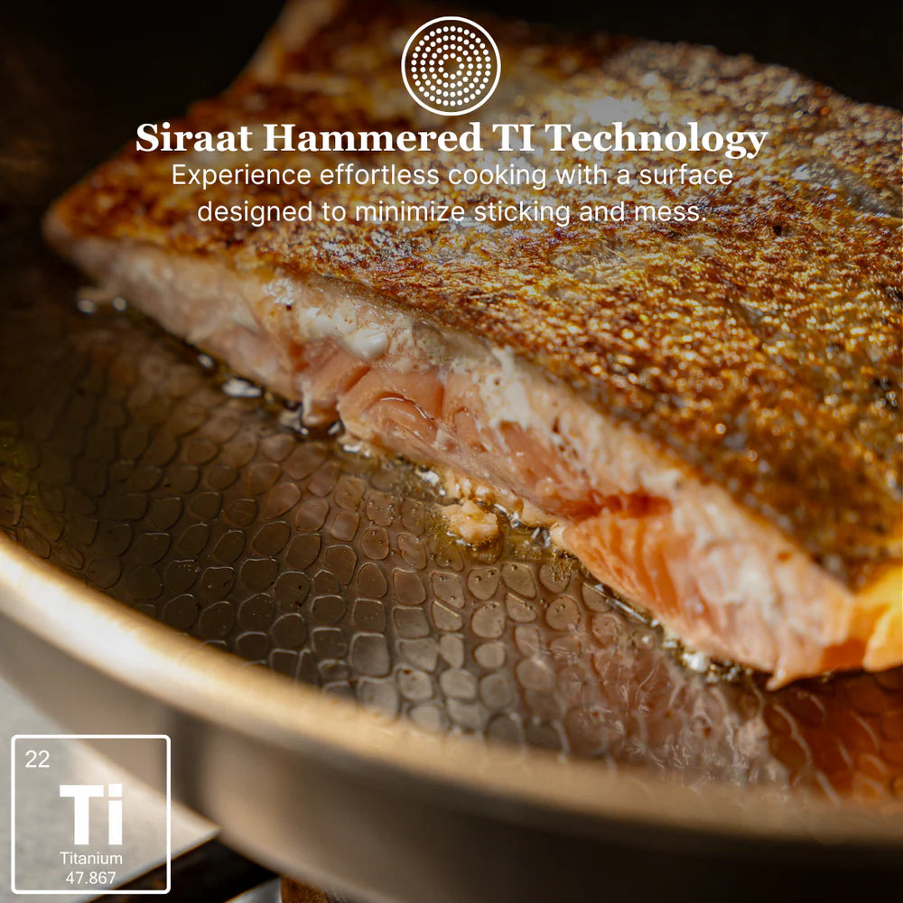 Titanium Hammered Pan Pro