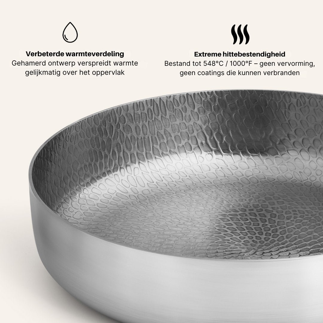 Titanium Hammered Deep Pan Pro