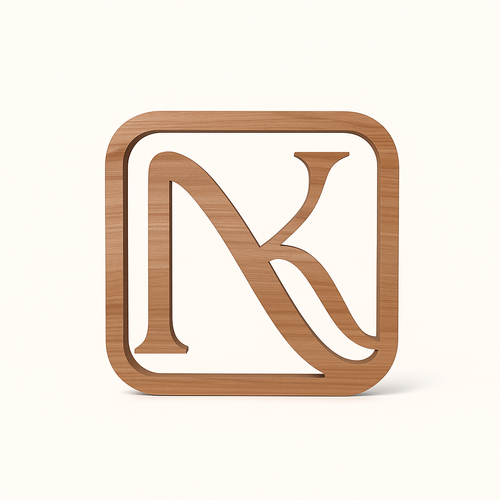 Cherry wood coaster