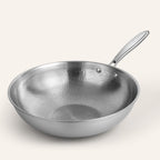 Titanium Hammered Wok Pan Pro